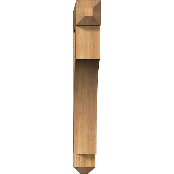 Westlake Craftsman Rough Sawn Bracket, Western Red Cedar, 4W X 26D X 30H